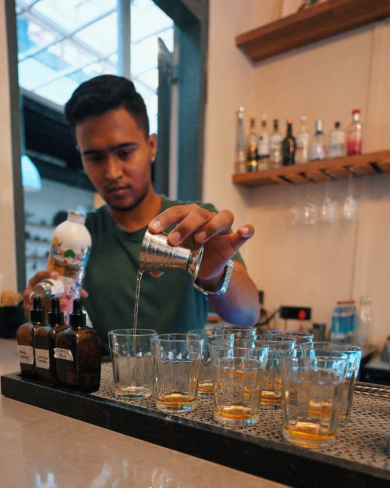 A Cherrapunji Gin trade training session at Ekka