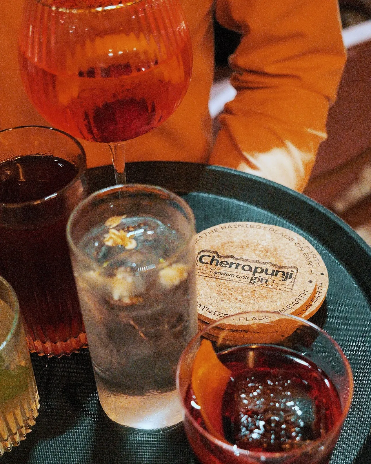 Cherrapunji Gin poured during the takeover at HOA